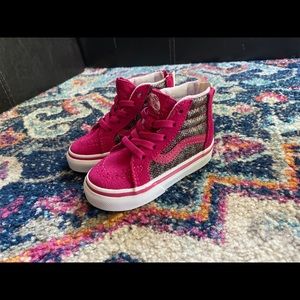 Kids High Top Leopard Vans